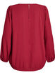 Blouse met glitter, Donker Bordeaux, Packshot image number 1