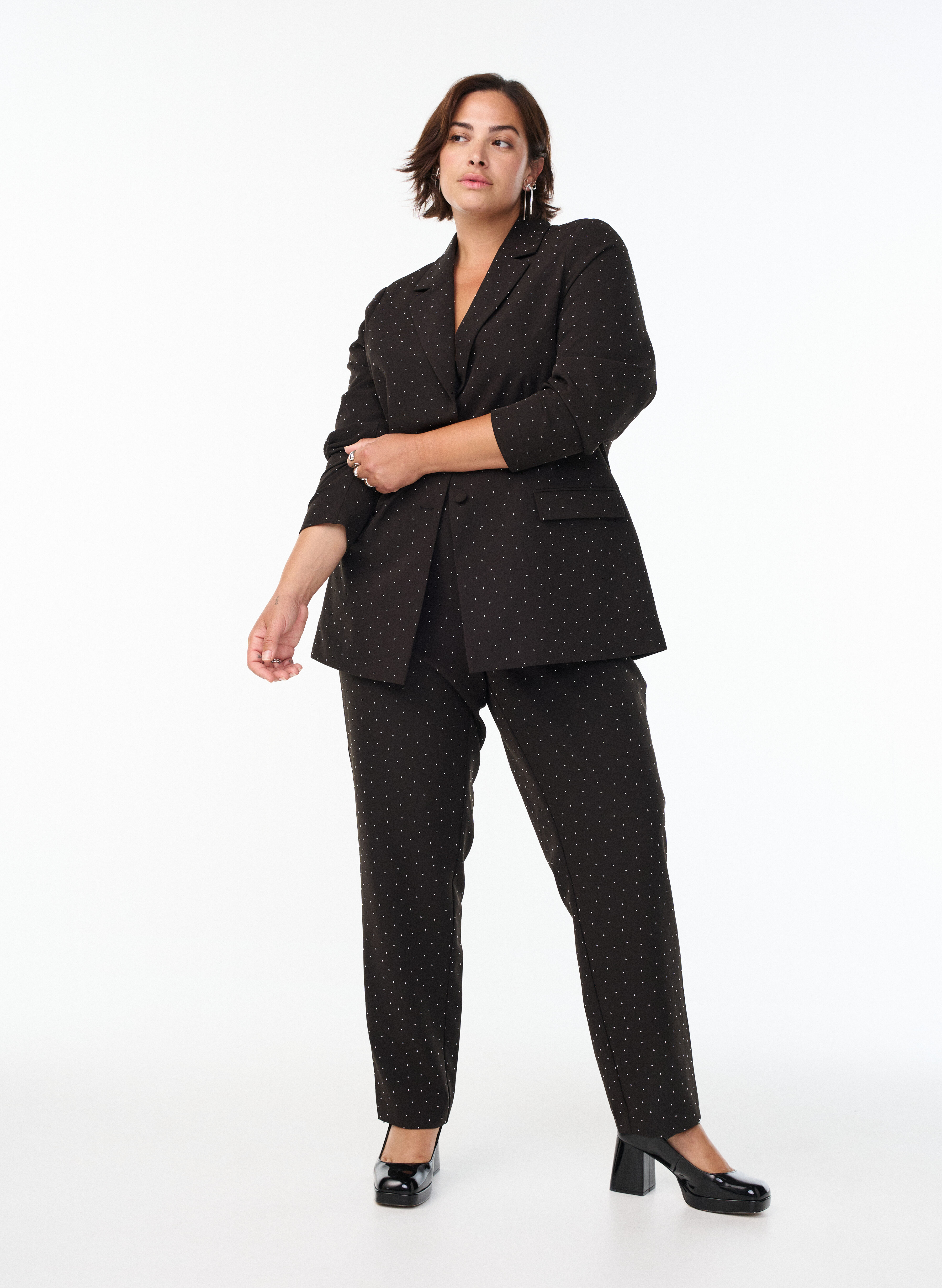 ZizziBlazer set met strass, , Model