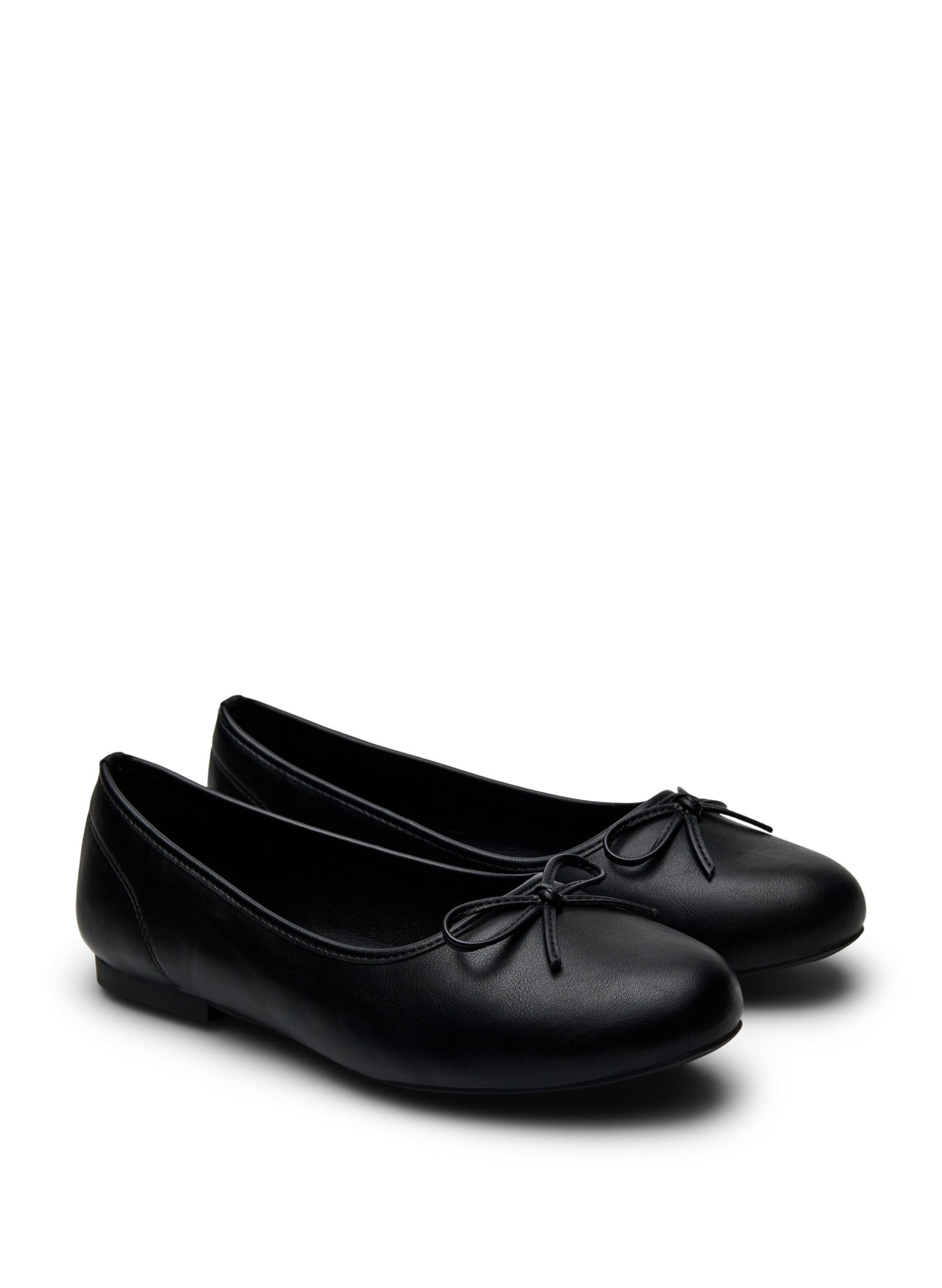 ZizziBallerina met strikje, Zwart, Packshot image number 1