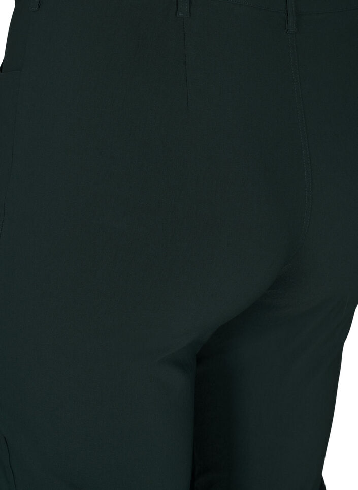 Klassieke broek van viscosemix, Groen, Packshot image number 3