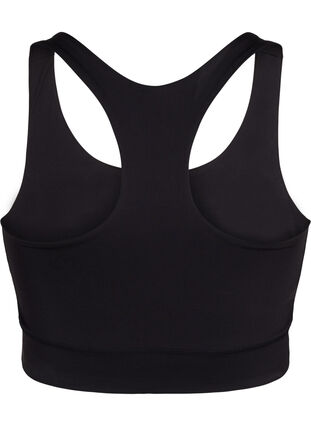 ZizziSportbeha met racerback, Zwart, Packshot image number 1