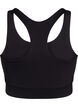 Sportbeha met racerback, Zwart, Packshot image number 1