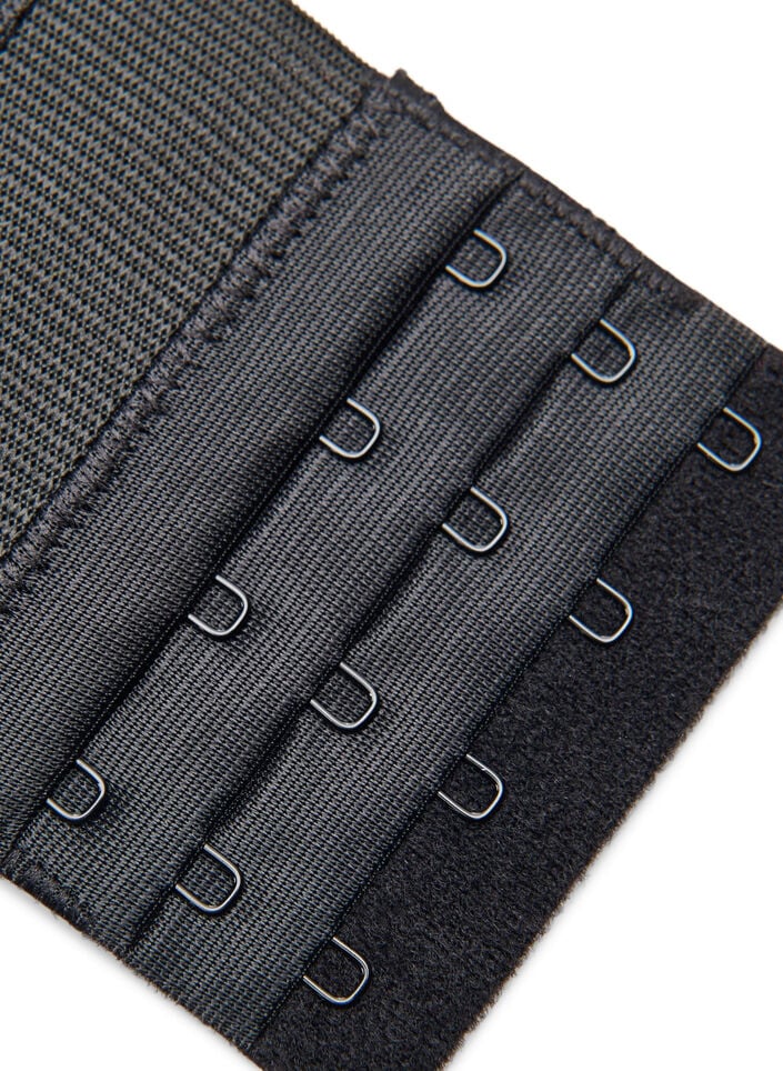 Beha verlengstuk met 6 haken, Zwart, Packshot image number 2