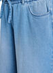 Losse pasvorm jeans met een elastische tailleband en een trekkoord, Blauw, Packshot image number 2