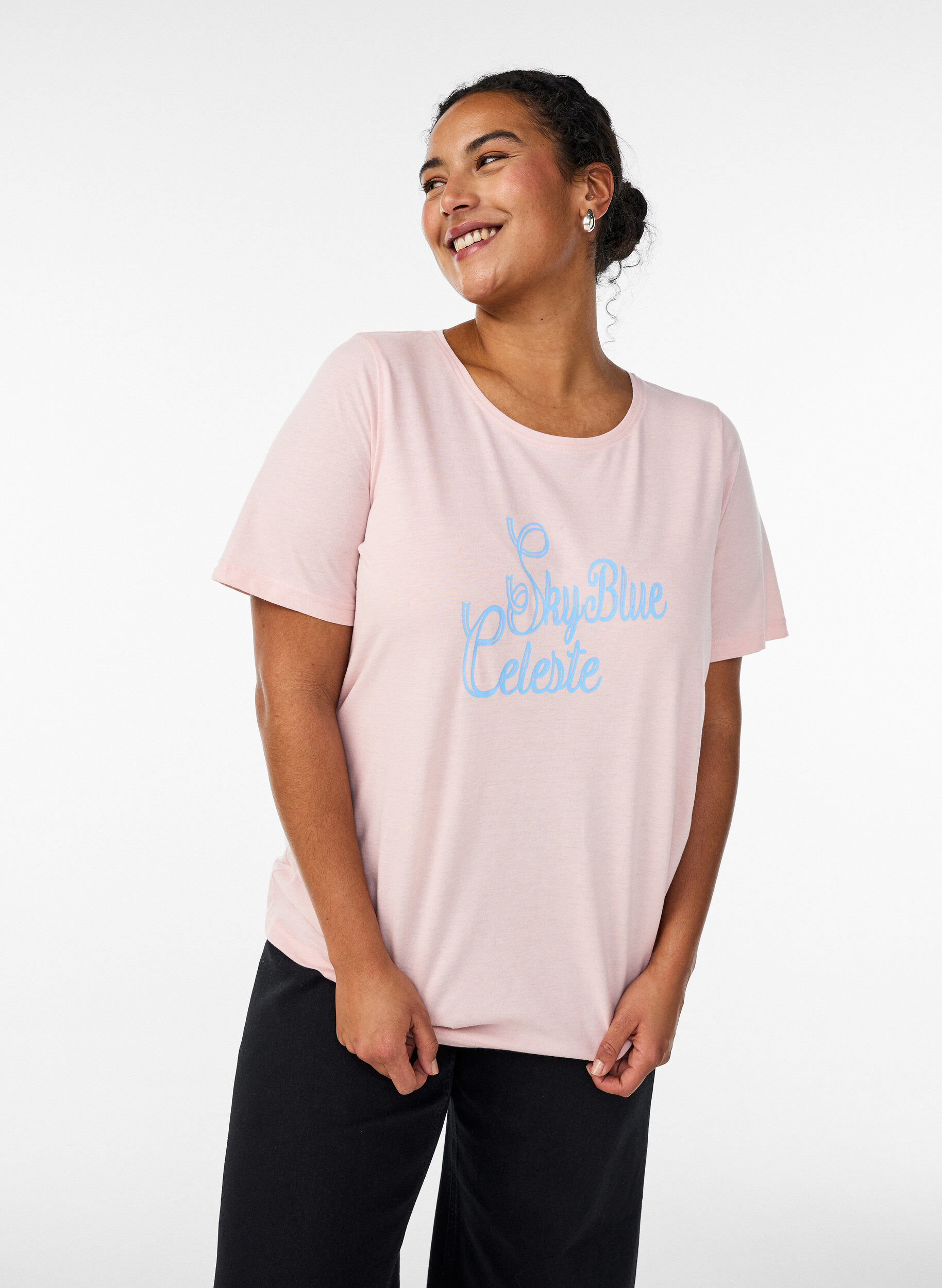 FLASH - T-shirt met print, Rood, Model