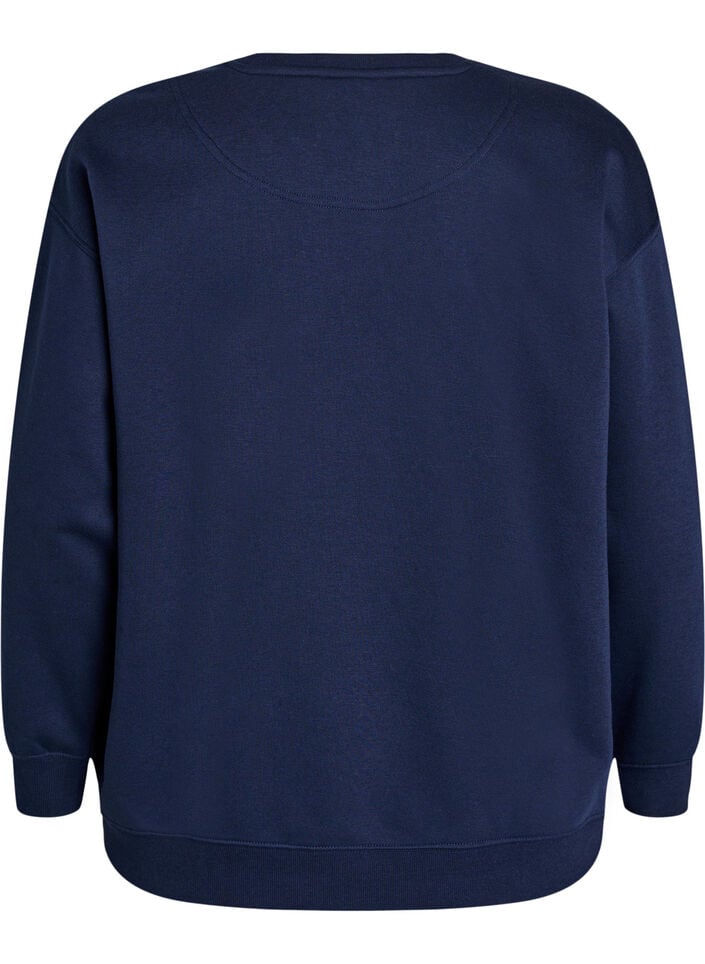 Sportief sweatshirt met print, Night Sky, Packshot