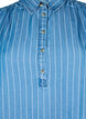 Gestreepte TENCEL&trade; denim tuniek, Blauw, Packshot image number 2