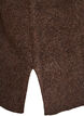 Gebreid vest met geribbelde randen, Bruin, Packshot image number 3