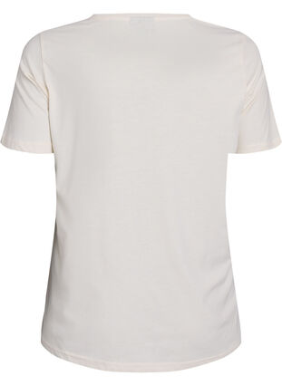 ZizziFLASH - T-shirt met motief, Tofu View, Packshot image number 1