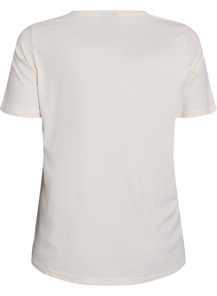 FLASH - T-shirt met motief, Vanille, Packshot image number 1