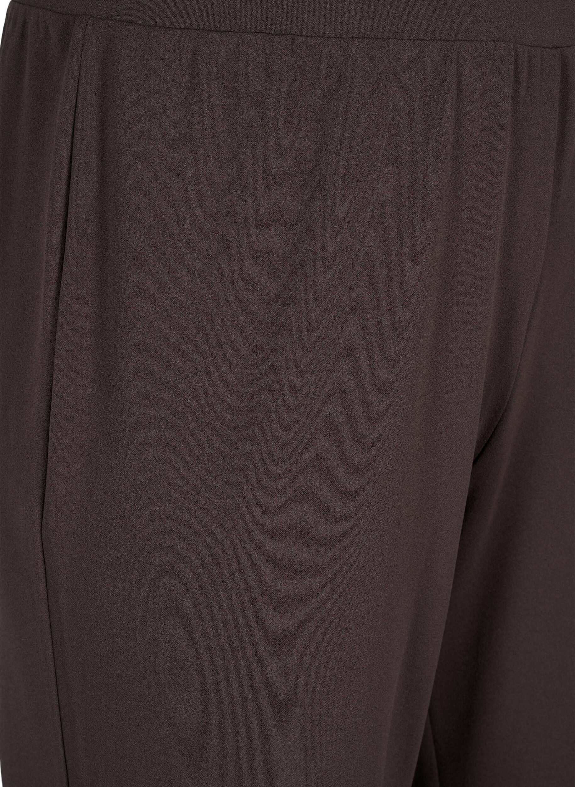 ZizziBroek met rechte pasvorm, Bruin, Packshot image number 2