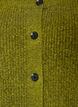 Vest van ribtricot met knopen, Groen, Packshot image number 2