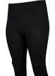 Naadloze basis legging, Zwart, Packshot image number 3