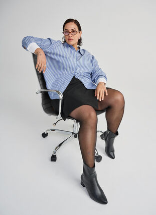 ZizziWide fit - Enkelboots met blokhak, Zwart, Image image number 0