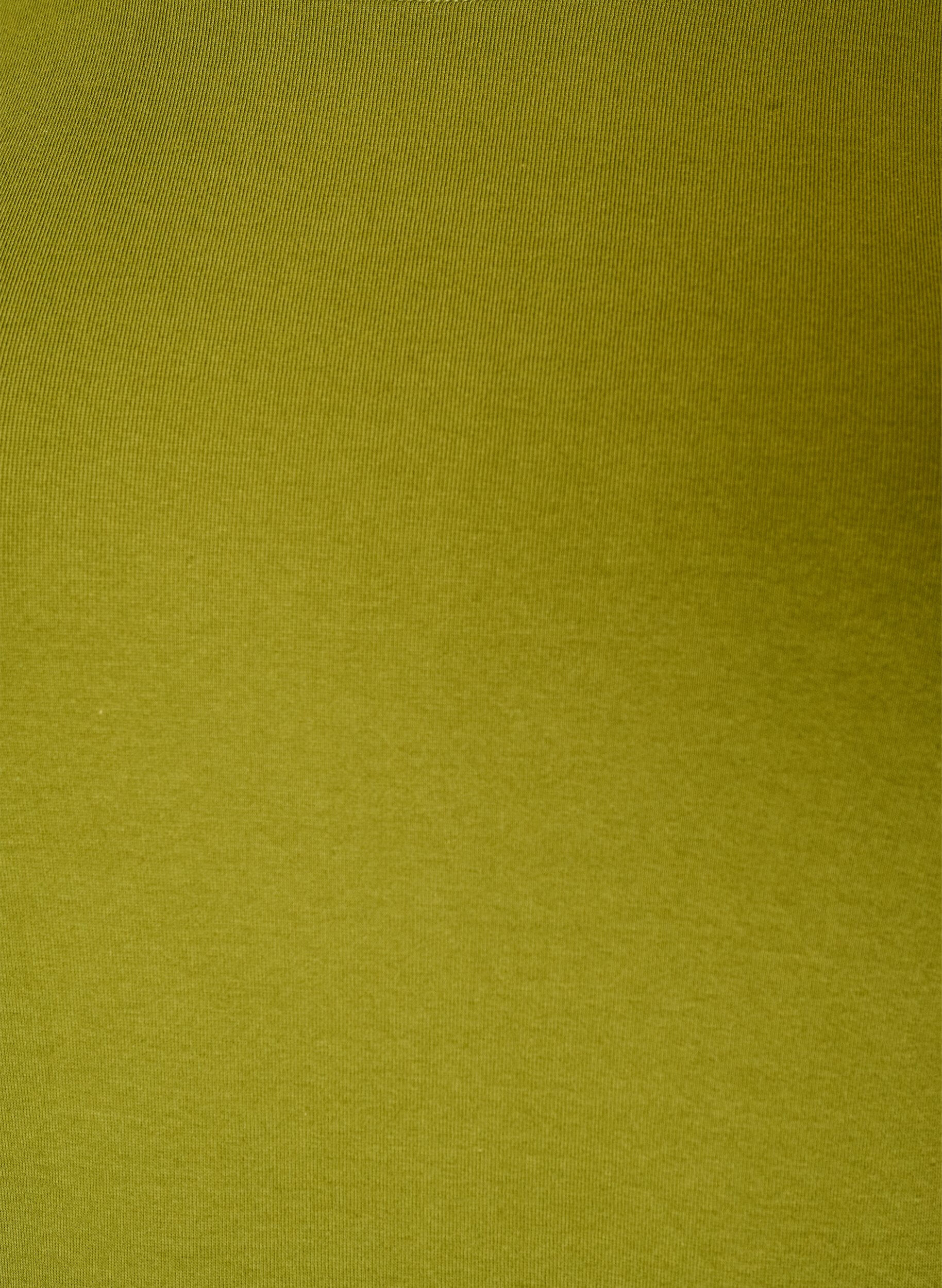 ZizziBasic T-shirt met lange mouwen en ronde hals, Groen, Packshot image number 2