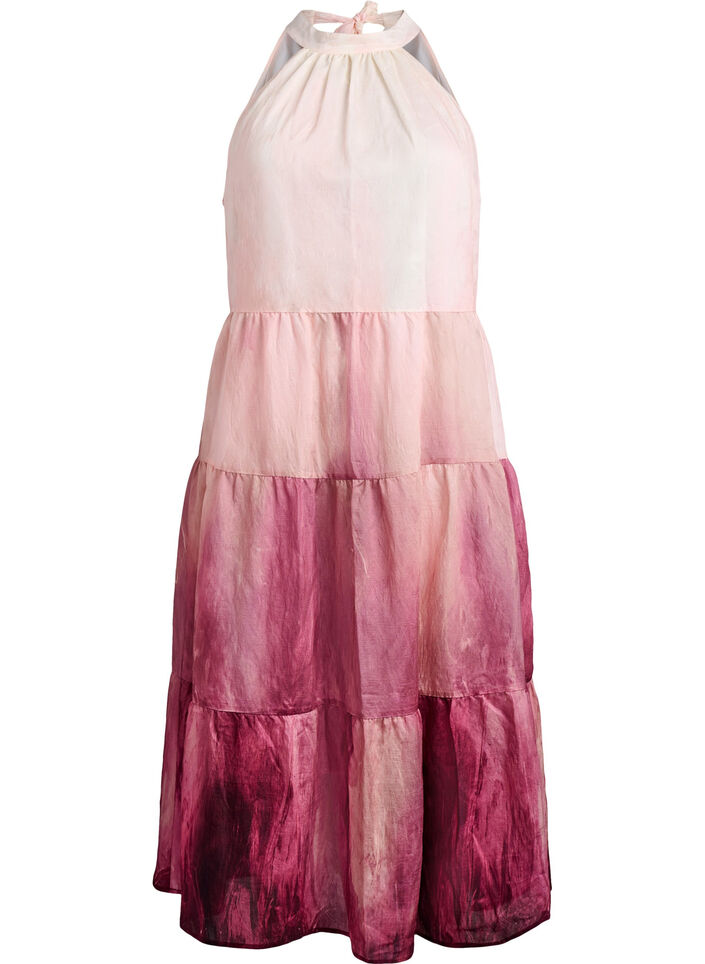 Midi halterjurk, Roze, Packshot image number 0