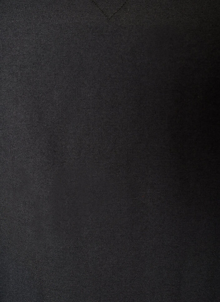 Viscose blouse met V-hals, Zwart, Packshot image number 2