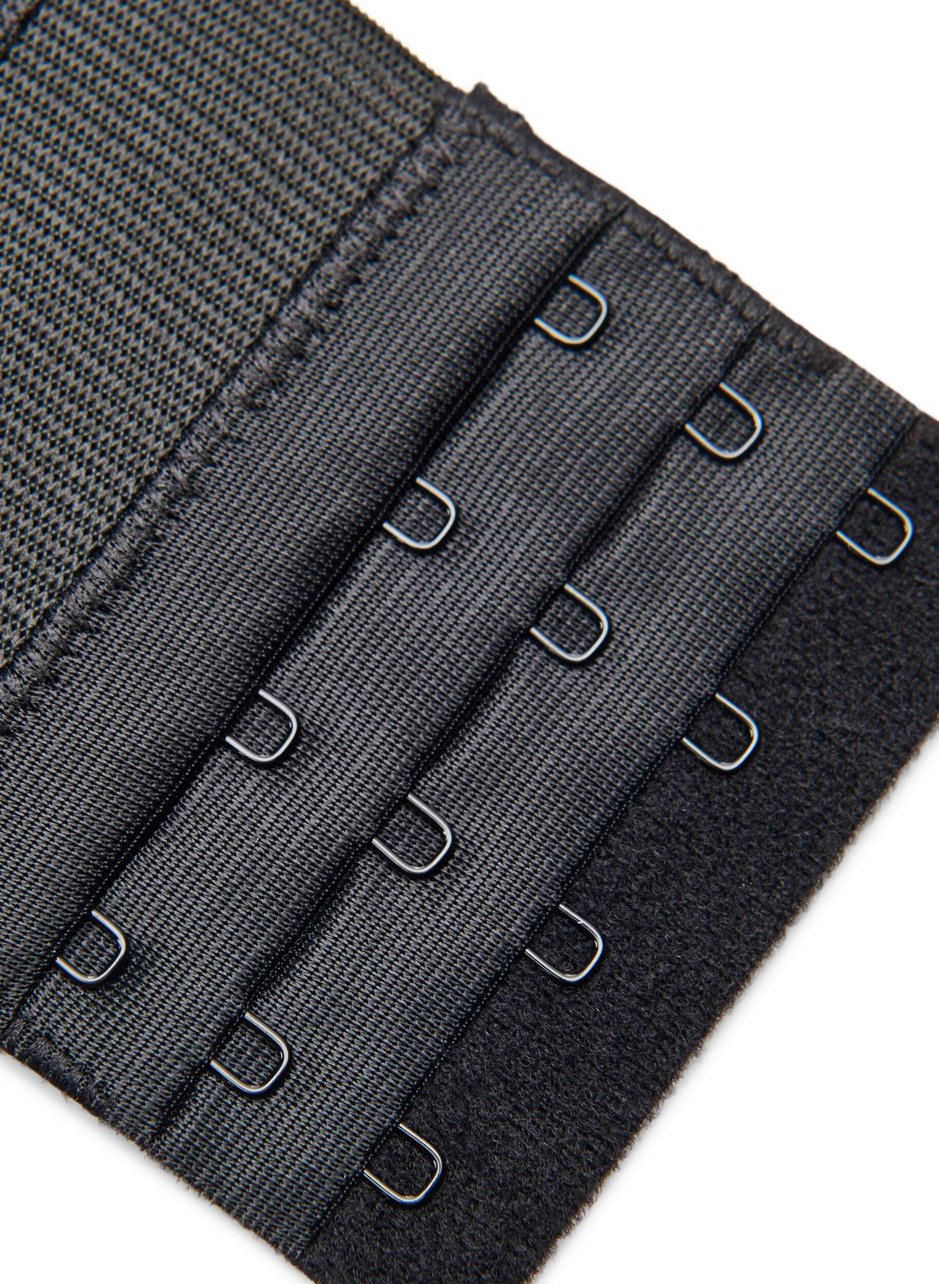 ZizziBeha verlengstuk met 6 haken, Zwart, Packshot image number 2