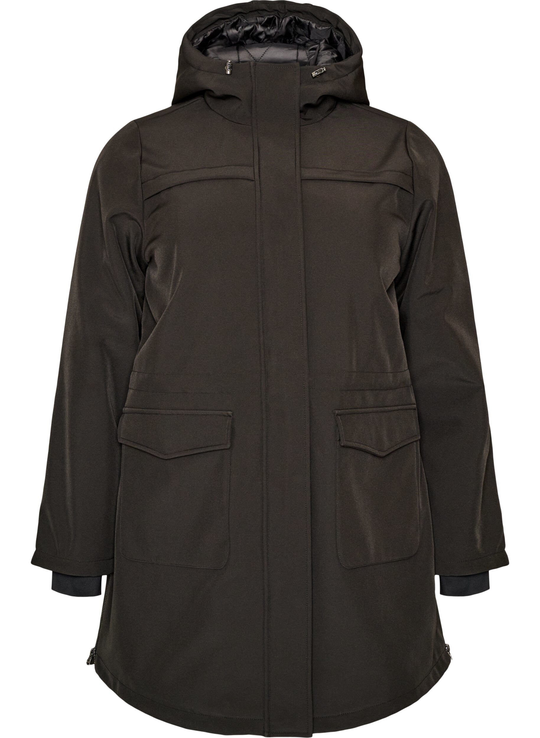 Veste softshell r&eacute;sistante &agrave; l'eau avec doublure matelass&eacute;e