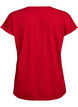 T-shirt met korte mouwen van katoenmix, Rood, Packshot image number 1