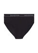 Katoenen onderbroek met normale taille, Zwart, Packshot image number 0
