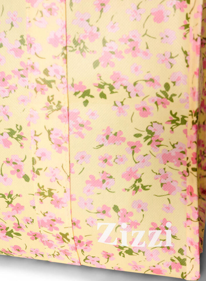 Shoppingtas met ritssluiting, Geel, Packshot image number 2