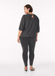 Glitterpatroon leggings, Zwart, Model image number 1