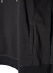 Sweatshirt met hoge kraag en zakken, Zwart, Packshot image number 3