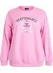 Sweatshirt met tekstprint, Roze, Packshot image number 0