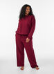 Sweatshirt met tekstprint, Rood, Model image number 1