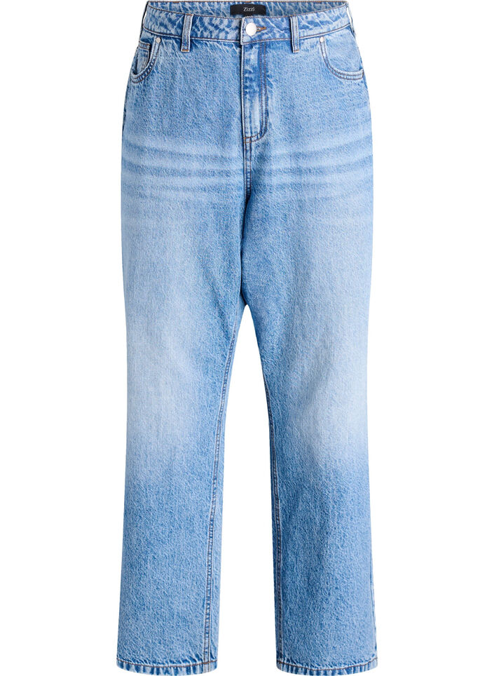 Straight-fit jeans met hoge taille, L.B.Denim, Packshot