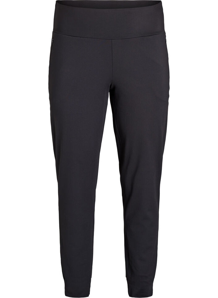 Joggers met zakken, Black, Packshot