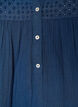 Katoenen mousseline tuniek met broderie anglaise, Blauw, Packshot image number 2