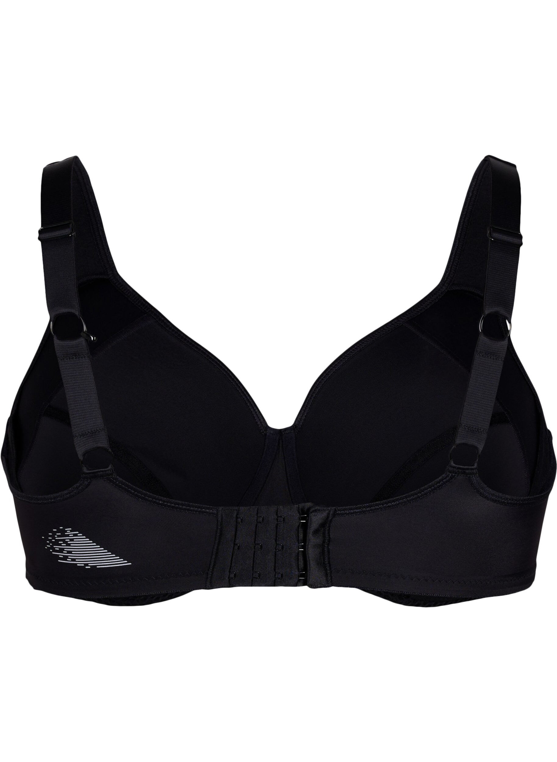 ZizziCORE, HIGH SUPPORT WIRE BRA - Sportbeha met beugel, Zwart, Packshot image number 1