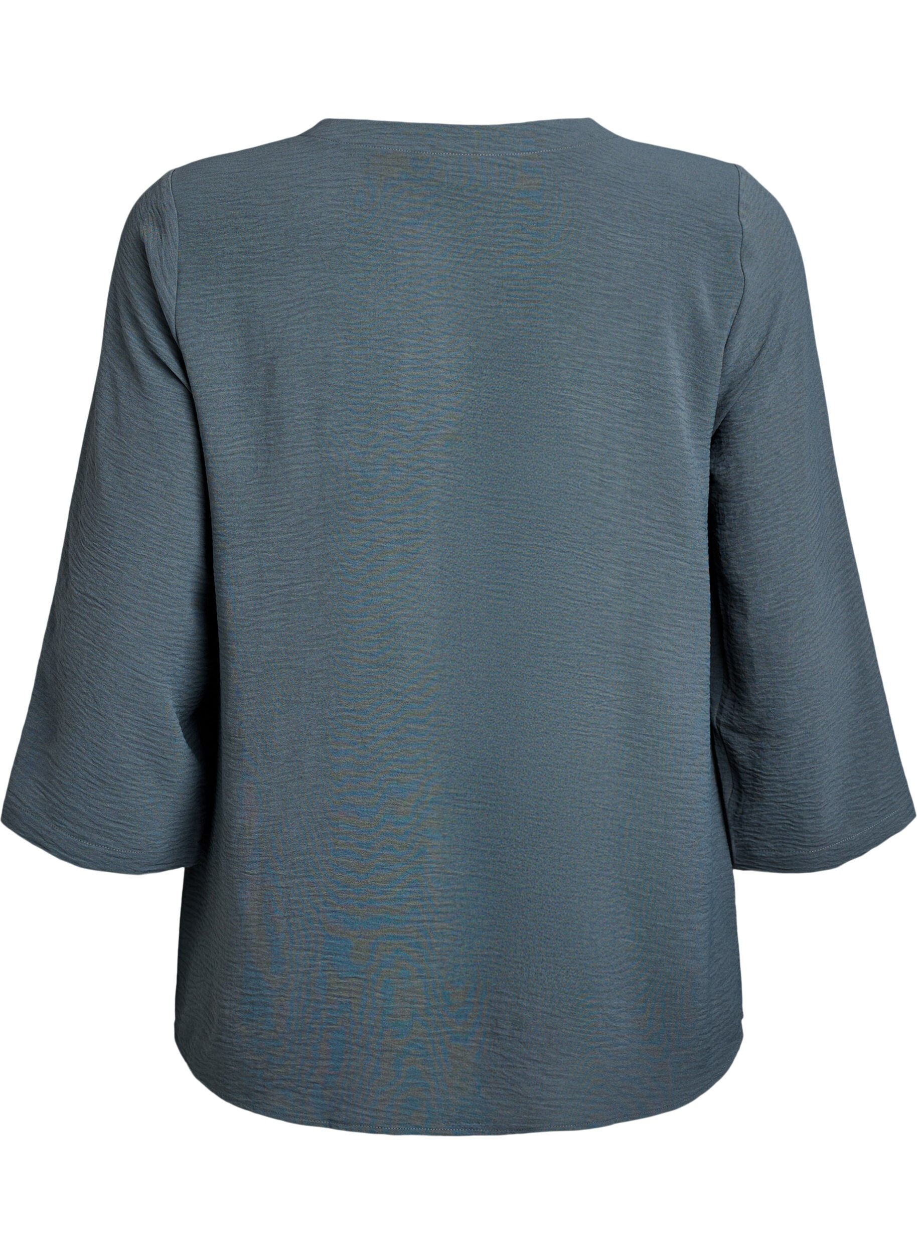 ZizziBlouse met 3/4 mouwen, Groen, Packshot image number 1