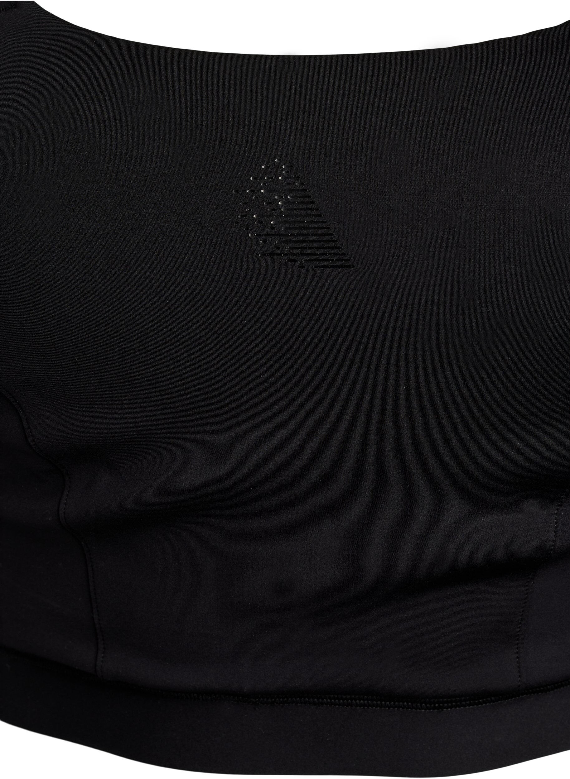 ZizziSportbeha met kruisdetail aan de achterkant, Zwart, Packshot image number 2