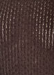 Gebreide blouse met een opengewerkt structuurpatroon, Bruin, Packshot image number 2