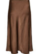 Satijnen midi rok, Bruin, Packshot image number 1