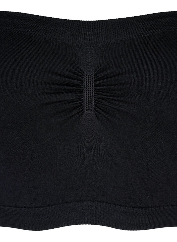 Bandeau topje, Zwart, Packshot image number 2