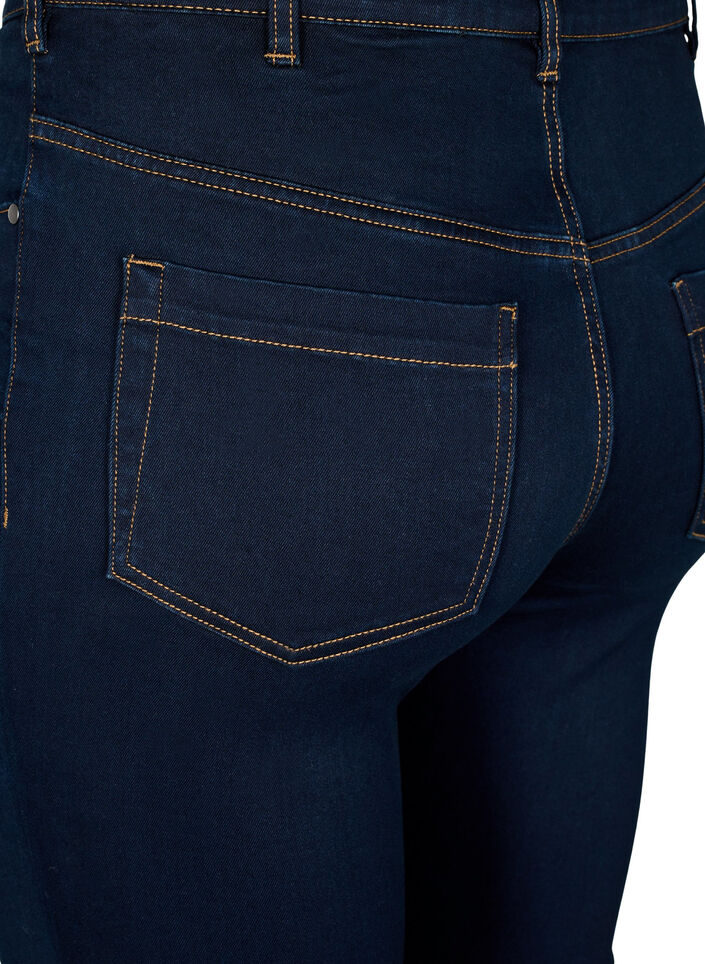 Super slim Amy jeans met hoge taille, Unwashed, Packshot image number 3