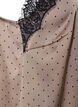 Top met bandjes en een kanten asymmetrische zoom, Beige, Packshot image number 3