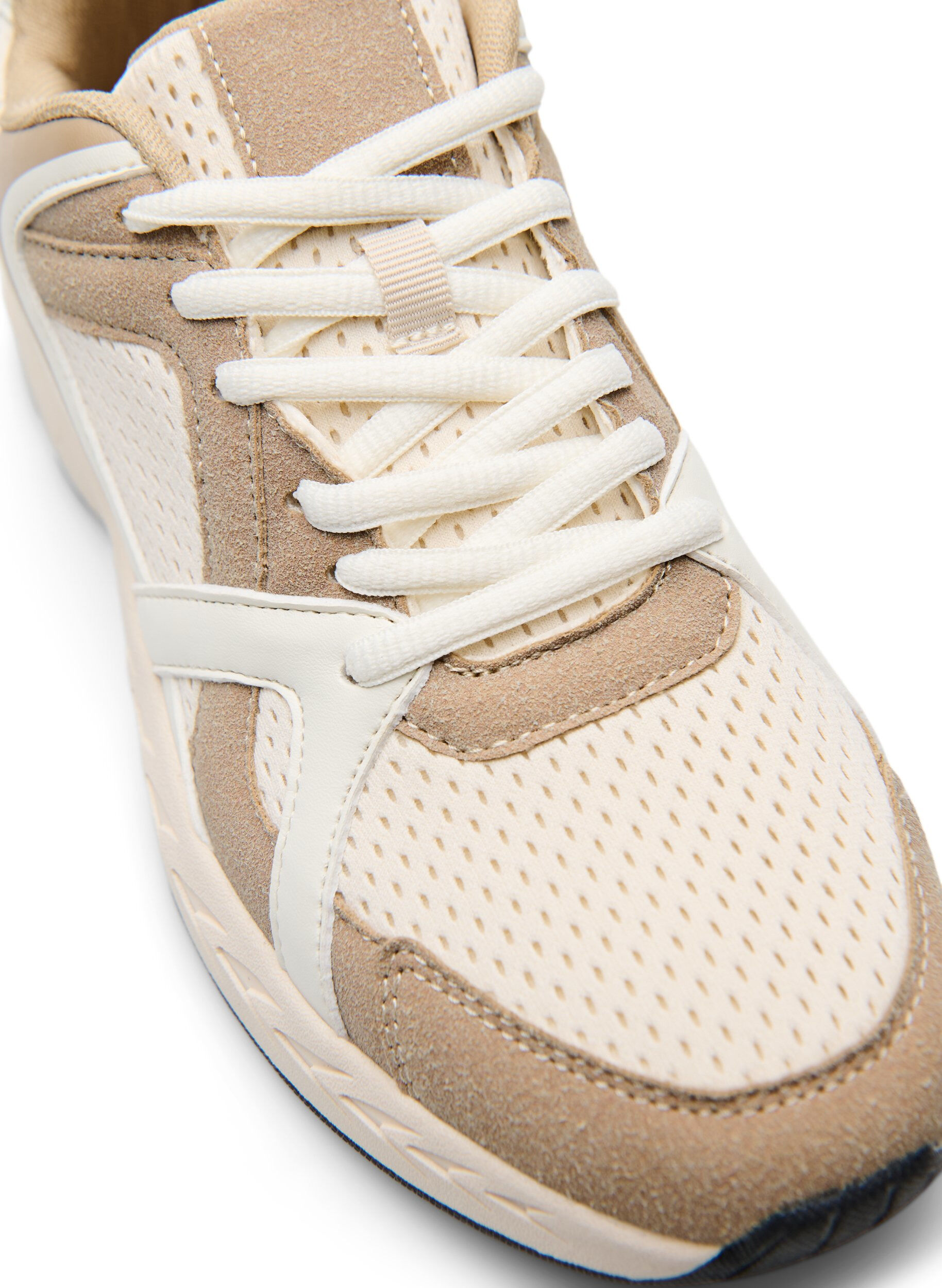 ZizziSportieve sneakers met mesh, Beige, Packshot image number 3