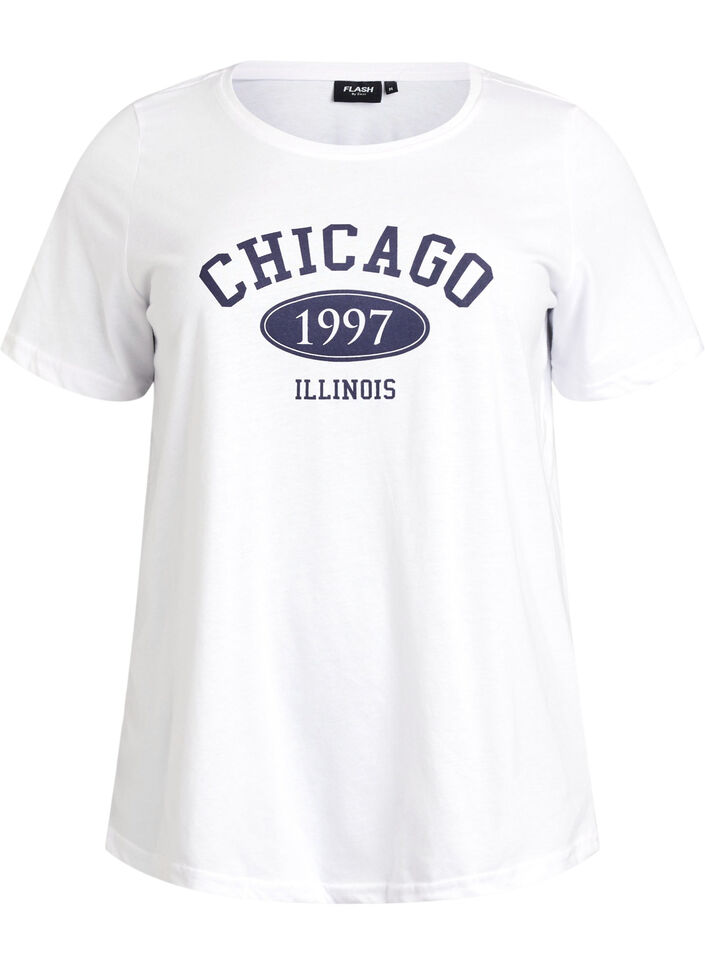 FLASH - T-shirt met motief, Wit, Packshot image number 0
