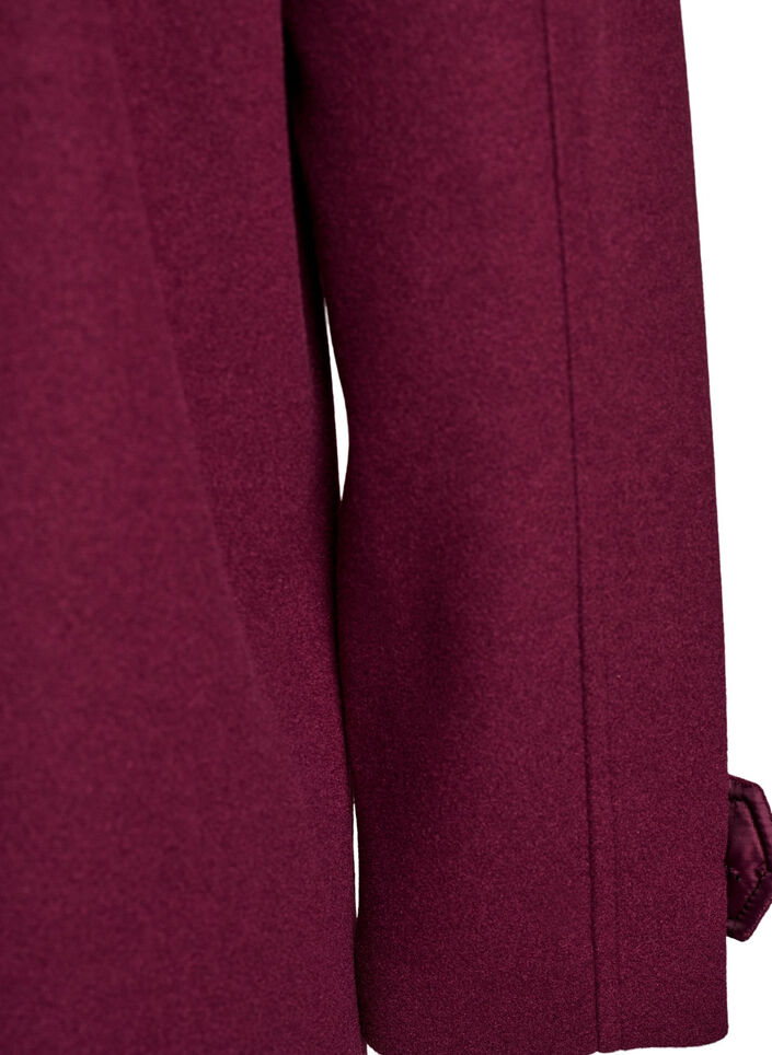 Korte jas met dubbele knoopsluiting, Rood, Packshot image number 3