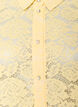 Kanten shirt blouse met parelknopen, Geel, Packshot image number 2