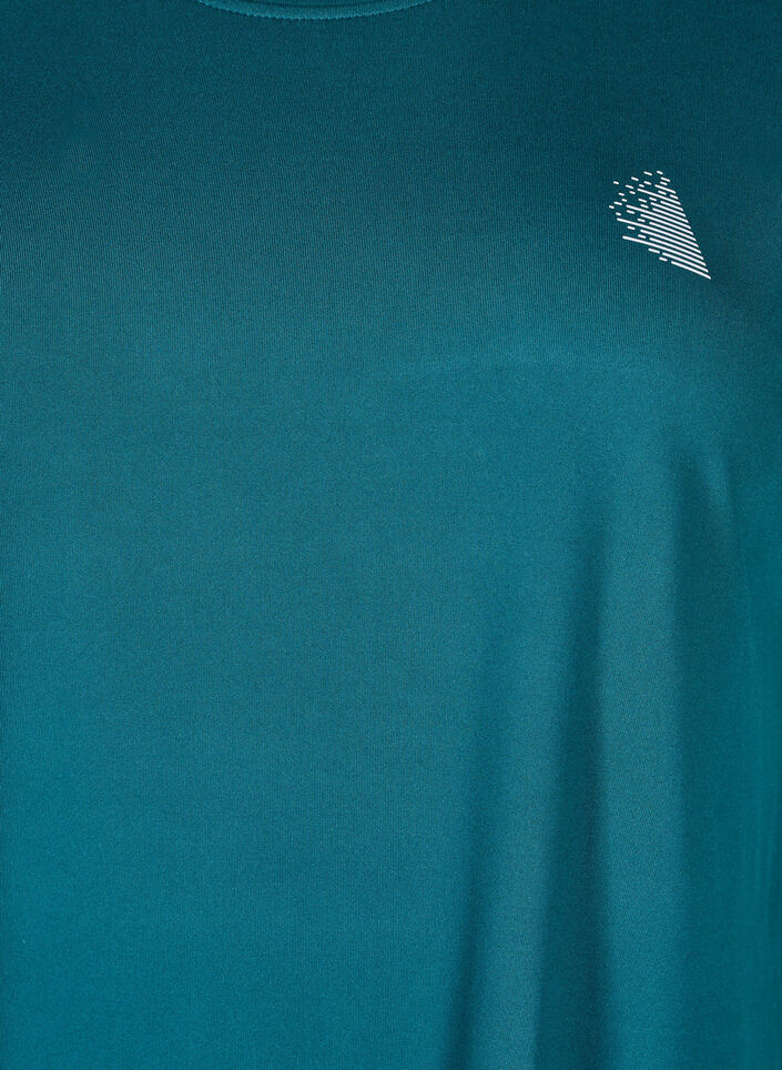 T-shirt long d'entra&icirc;nement, Vert, Packshot image number 2