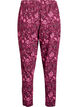 Kleren pyjama broek met print, Donker Bordeaux, Packshot image number 1