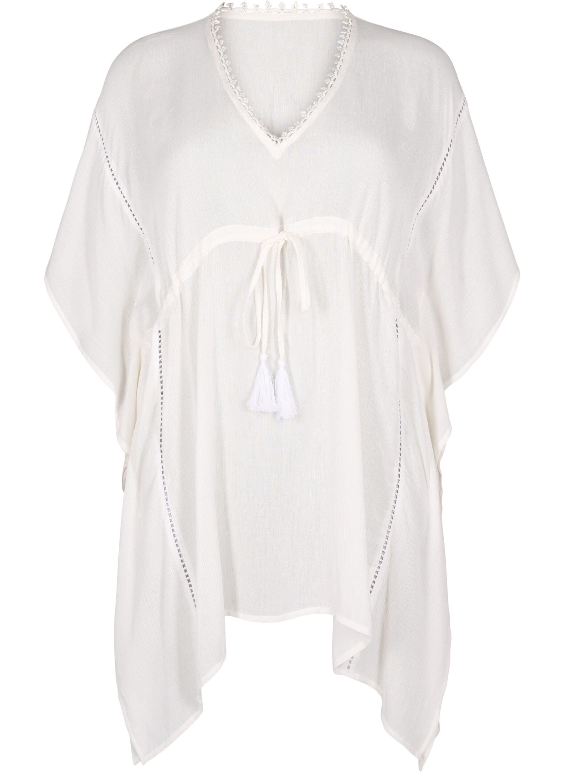 Strandponcho met strikceintuur