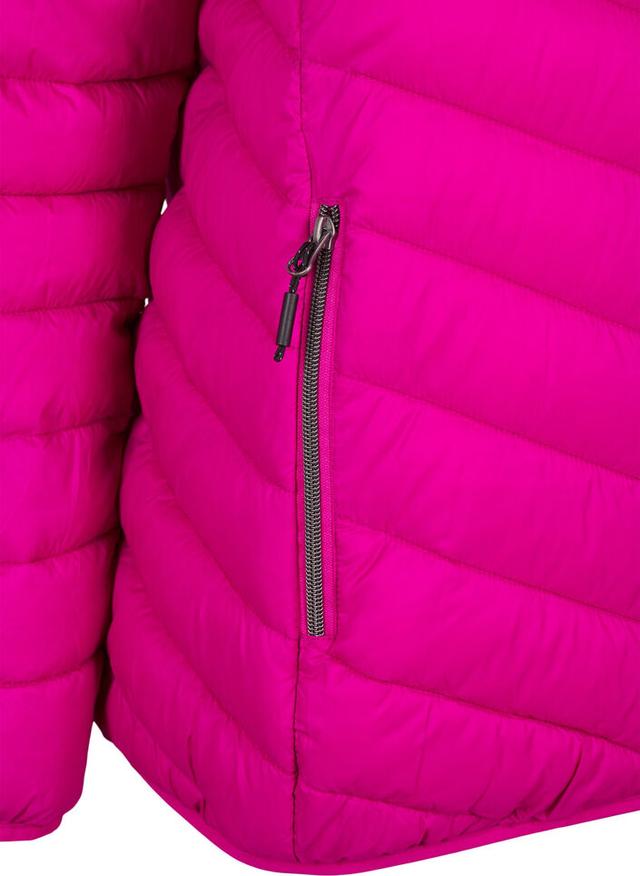 Lichtgewicht jas met capuchon, Roze, Packshot image number 3