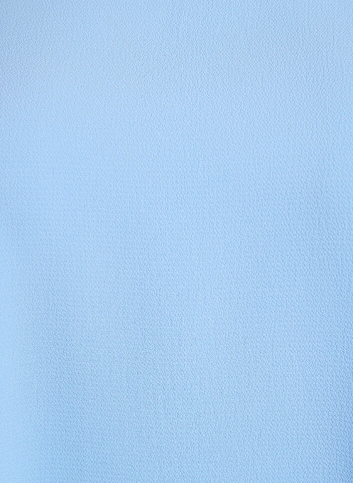Blouse &agrave; manches courtes et encolure ronde, Bleu, Packshot image number 2